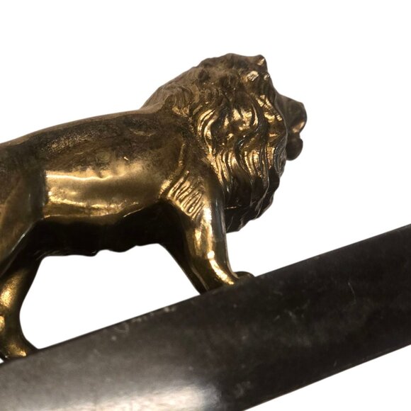 Vintage Lions Club Statue 1982 Commissioner Desk Figurine Collectible - Picture 11 of 16